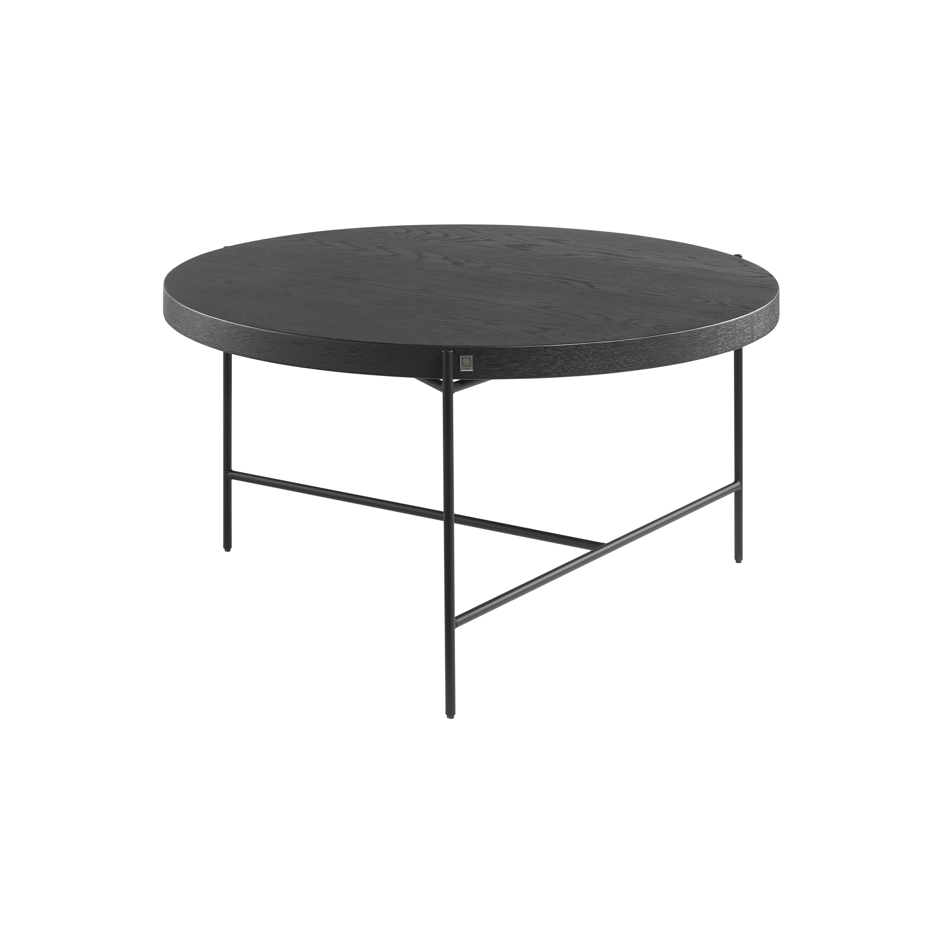 Musterring Couchtisch JustB! M112.1802 Tischplatte Eiche schwarz Gestell Anthrazit matt 83*83*43